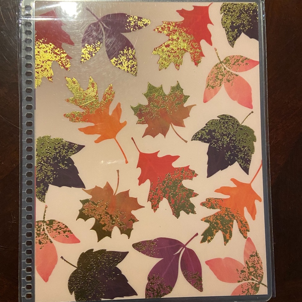 Erin Condren Limited Edition Autumn Leaves Cover